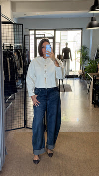 Vicolo Overshirt in Denim