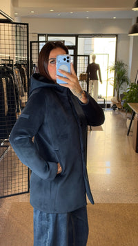 Rihunik Giacca Collo Alto