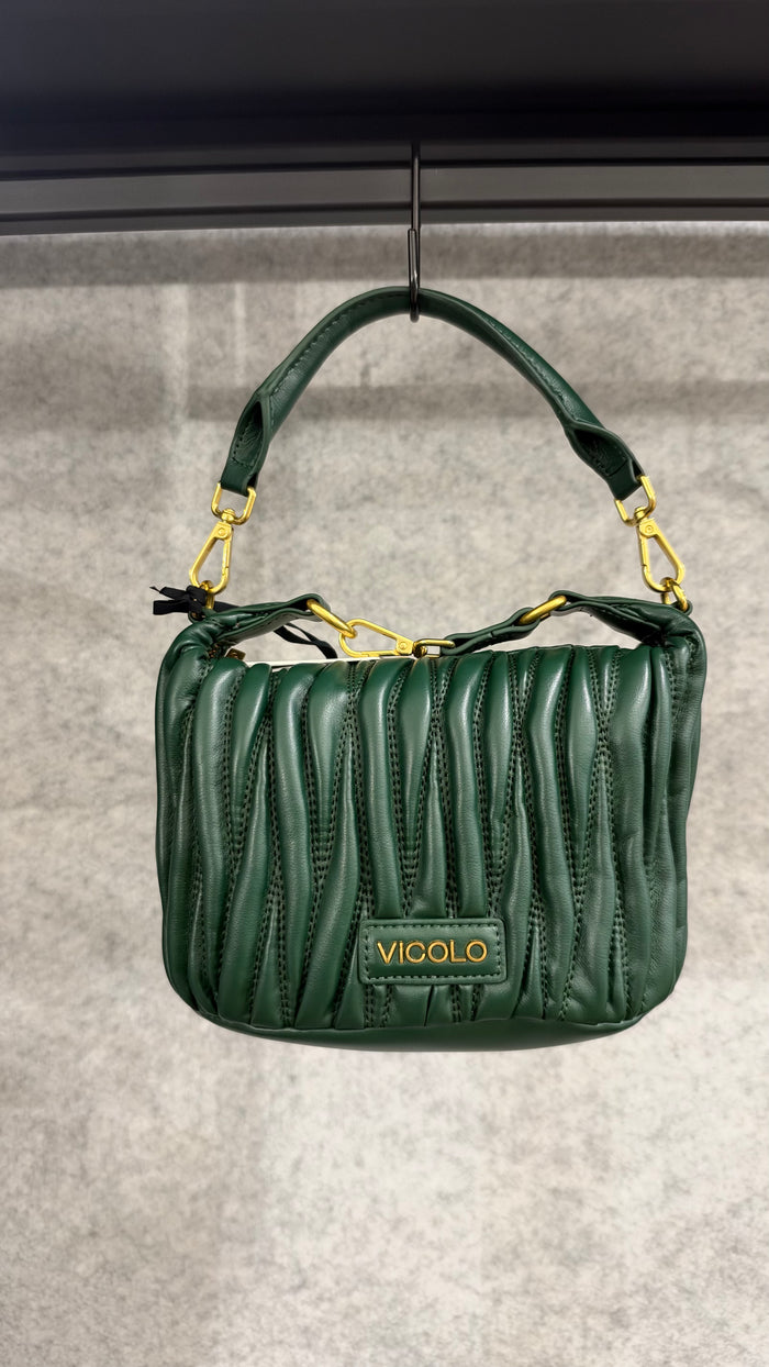 Borsa Hook Ecopelle Trapuntata Puffy