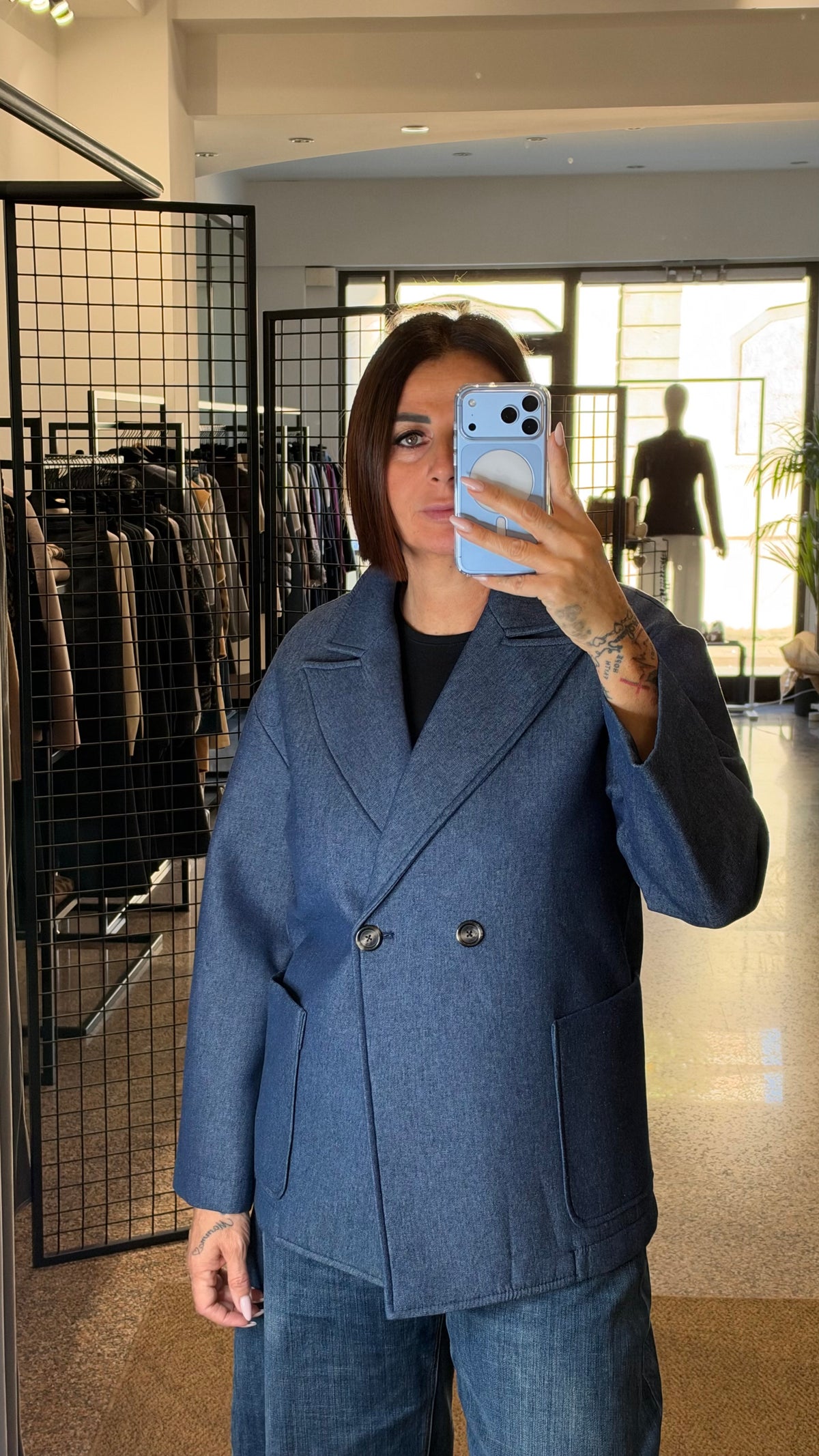 Please Cappotto Doppiopetto