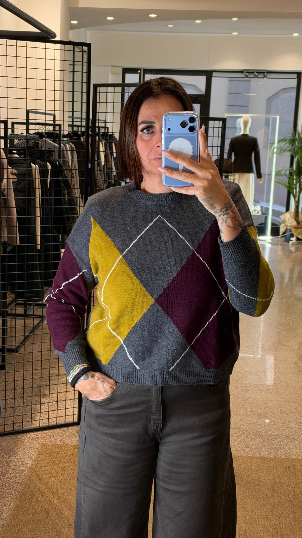 Vicolo Maglia Rombi ( 2 colori )