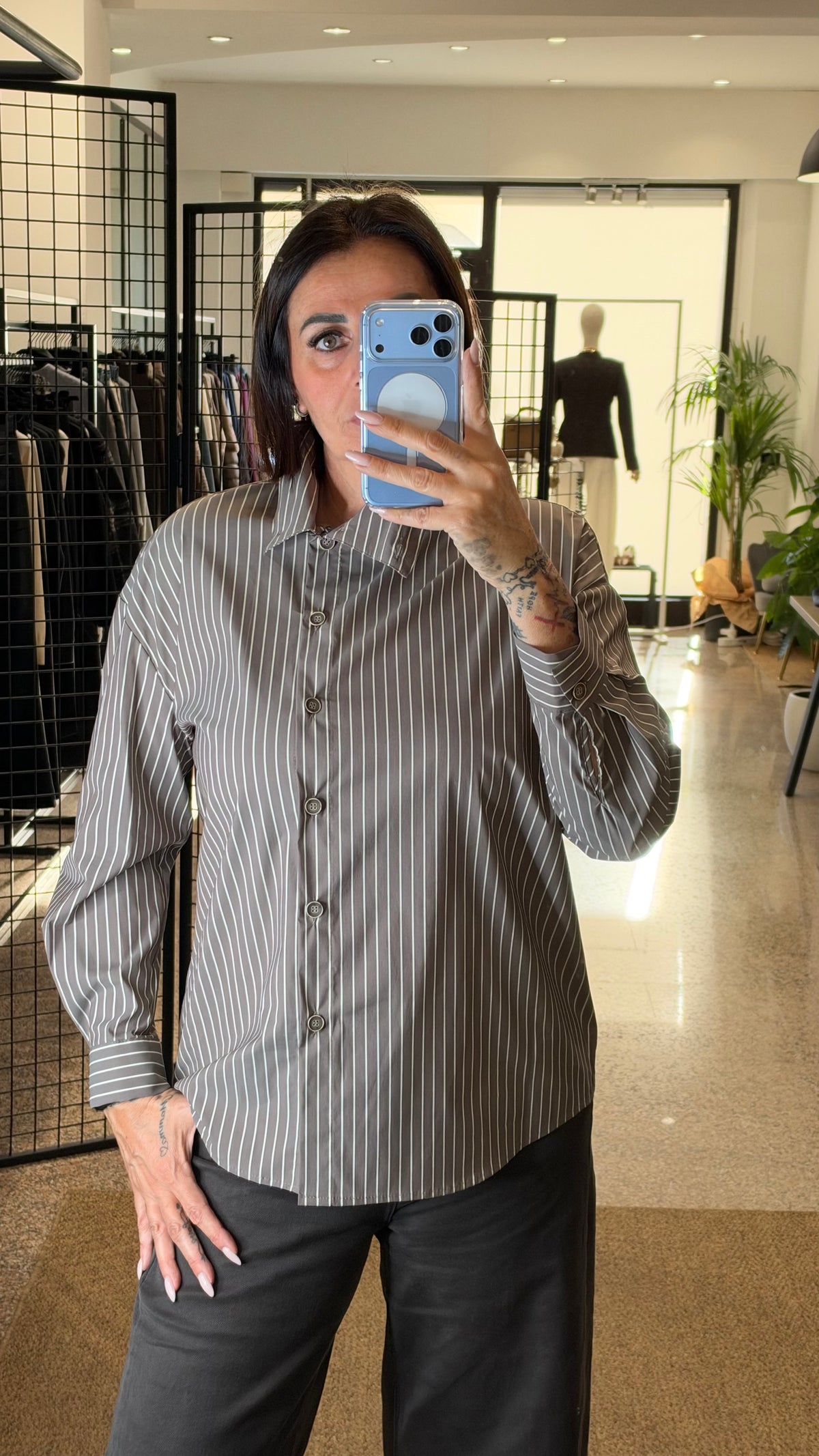Please Camicia a Righe