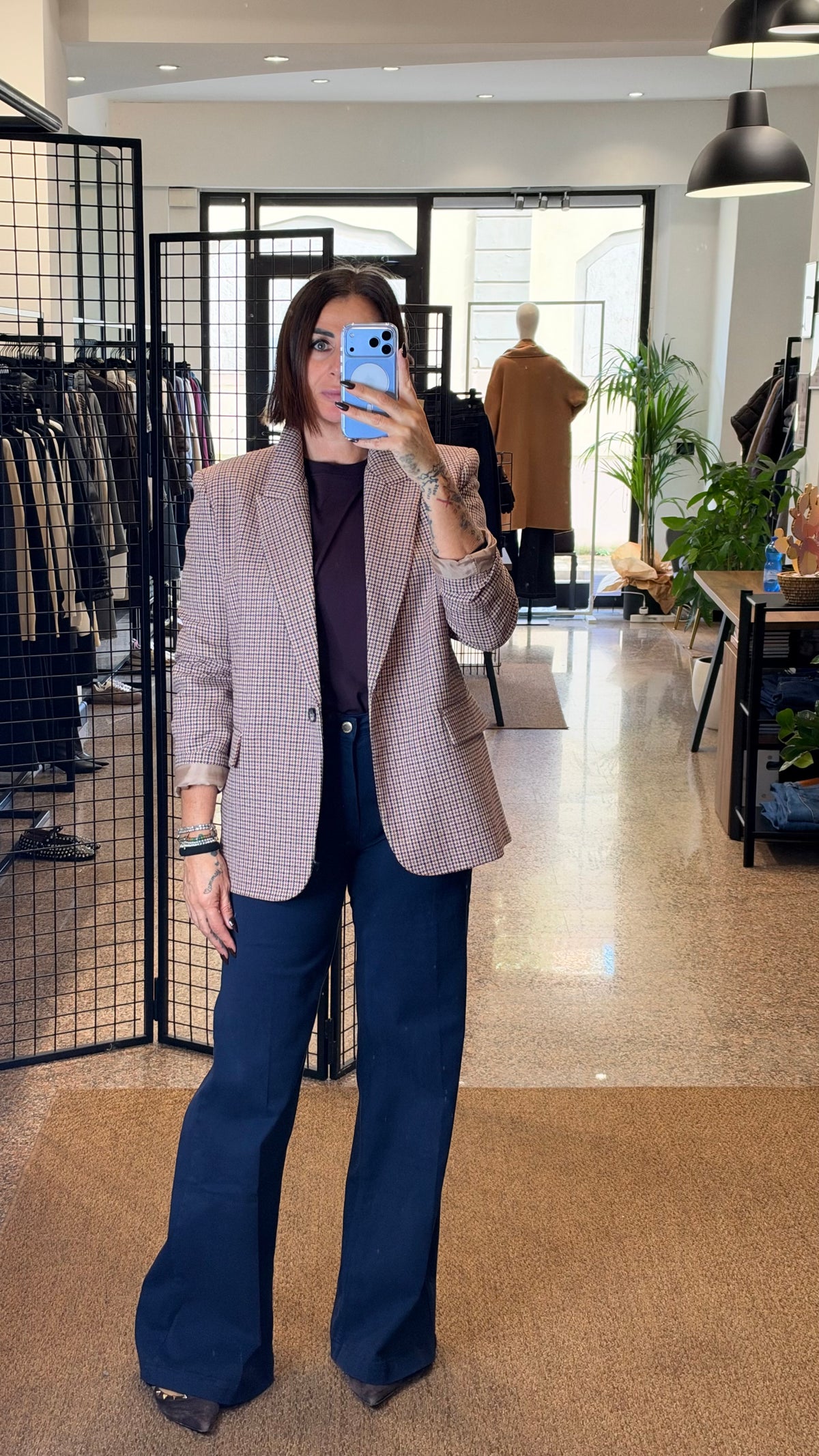 Vicolo Blazer Pied de Poule