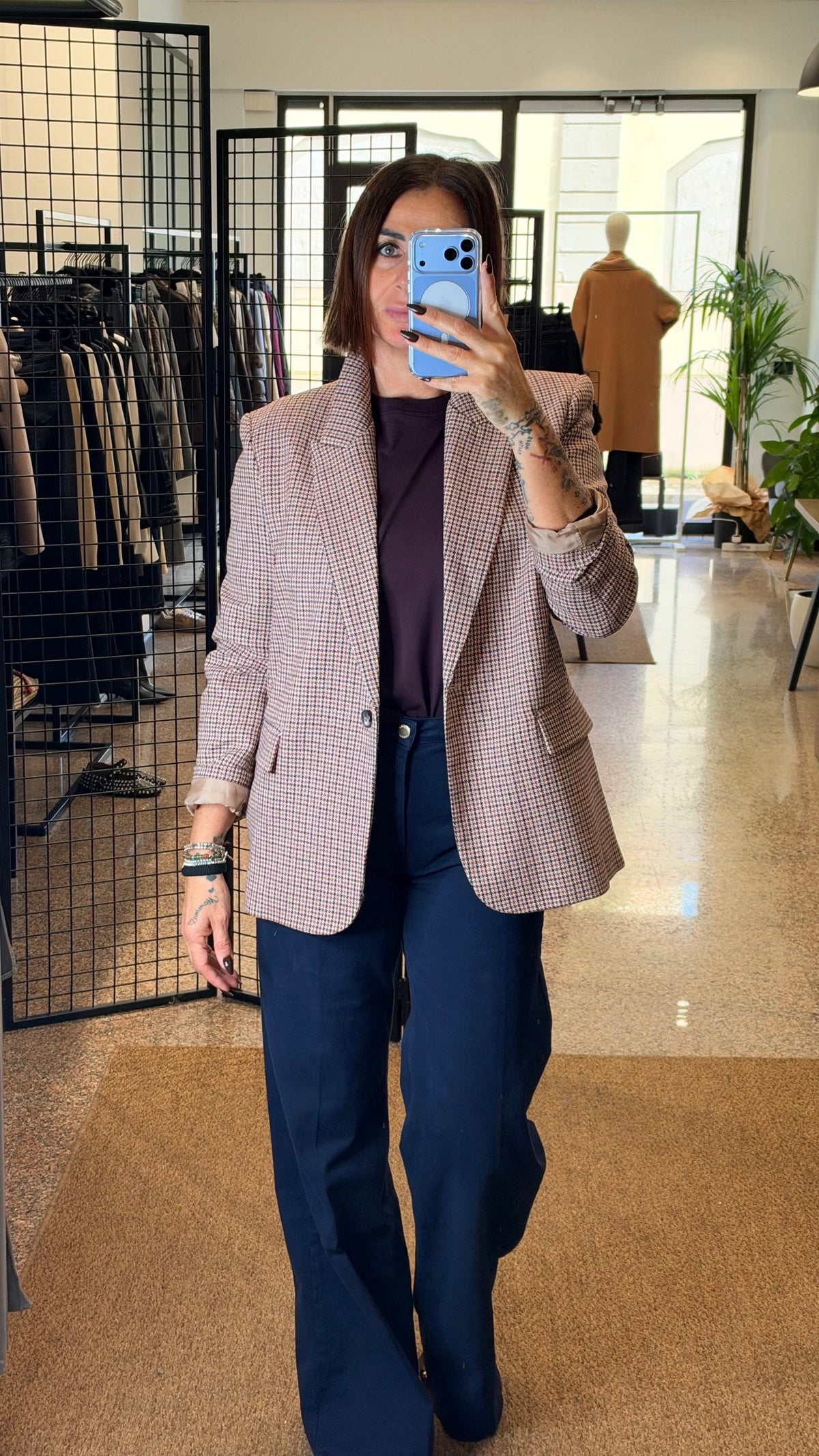 Vicolo Blazer Pied de Poule