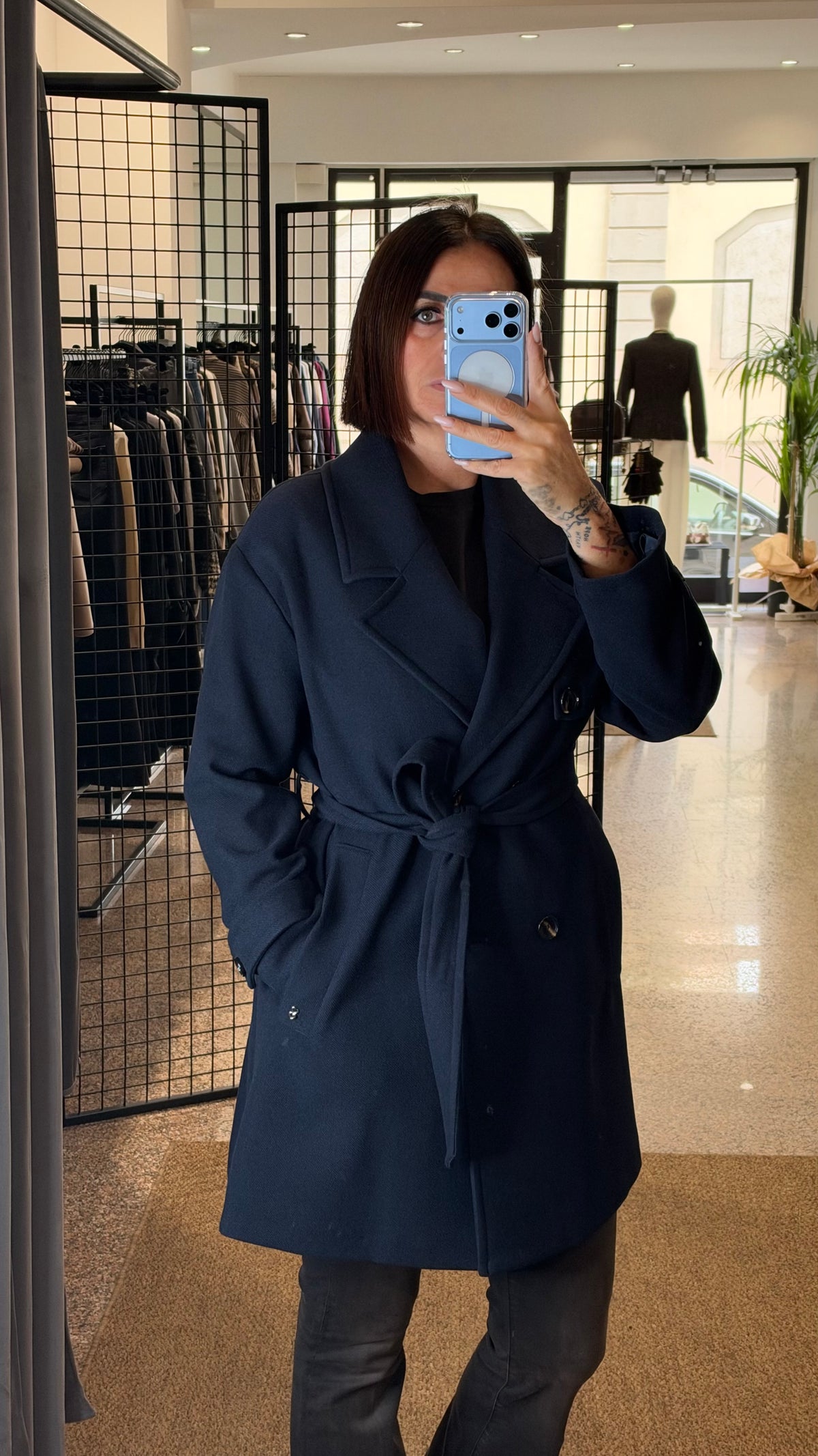 Please Cappotto Doppiopetto