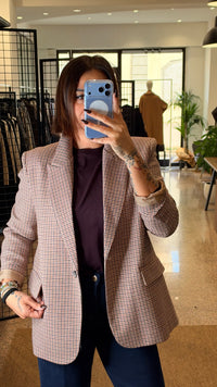 Vicolo Blazer Pied de Poule