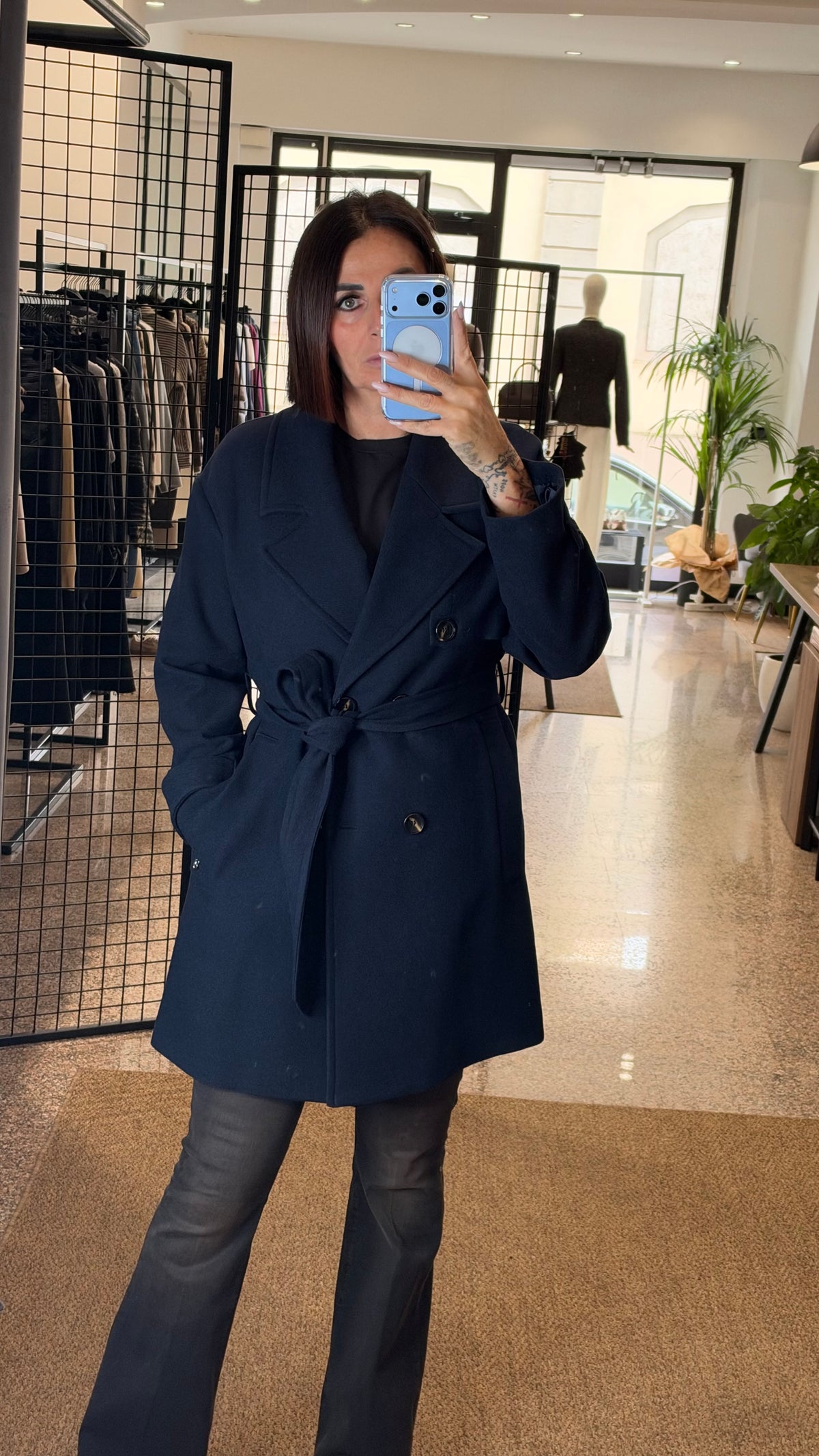 Please Cappotto Doppiopetto