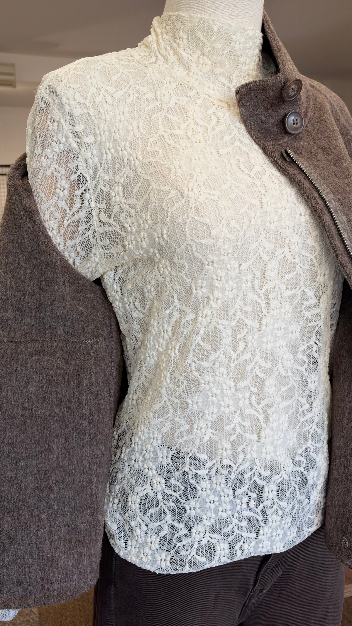 Myastreet Maglia Dolcevita Pizzo ( + colori)