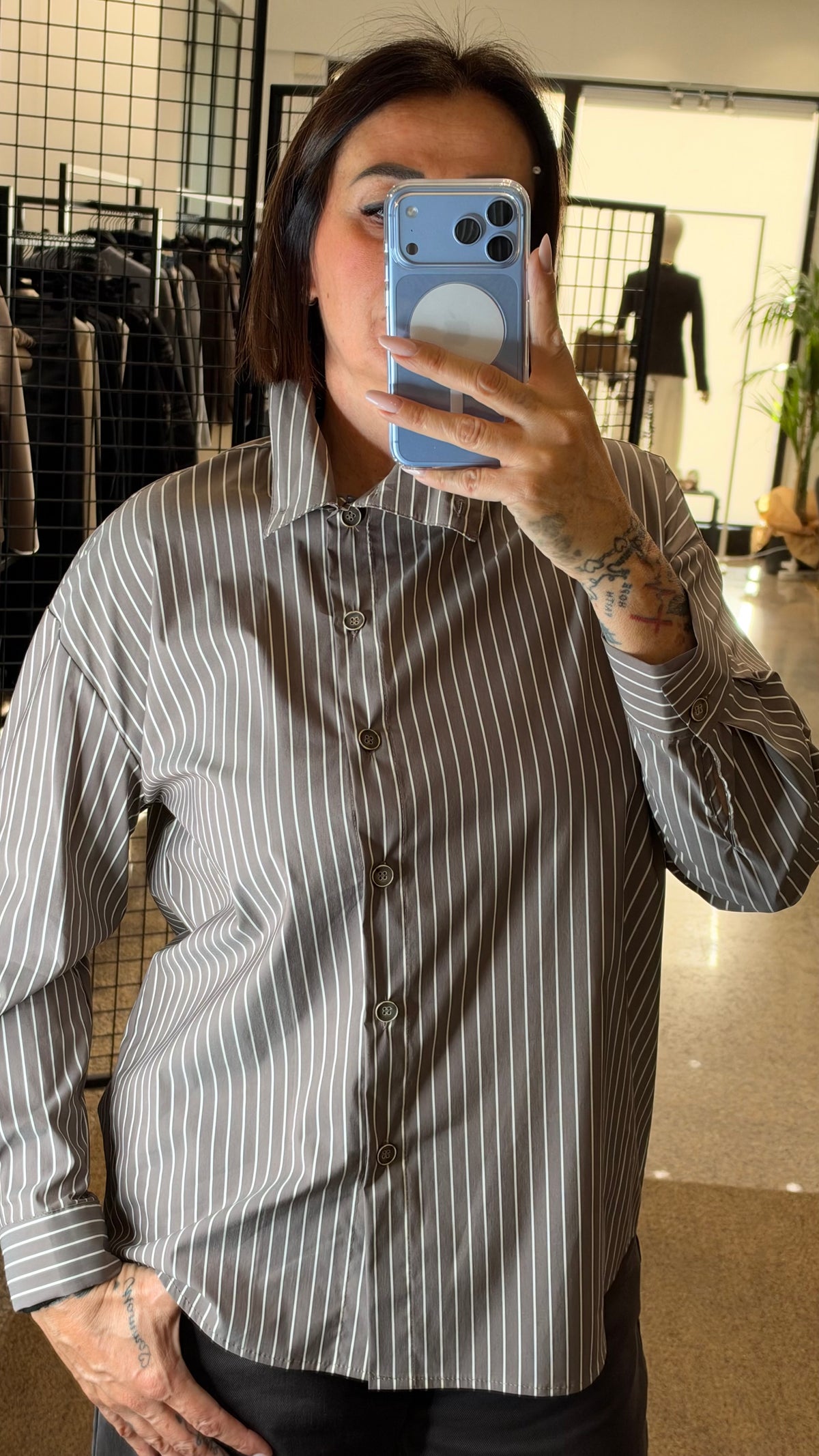 Please Camicia a Righe