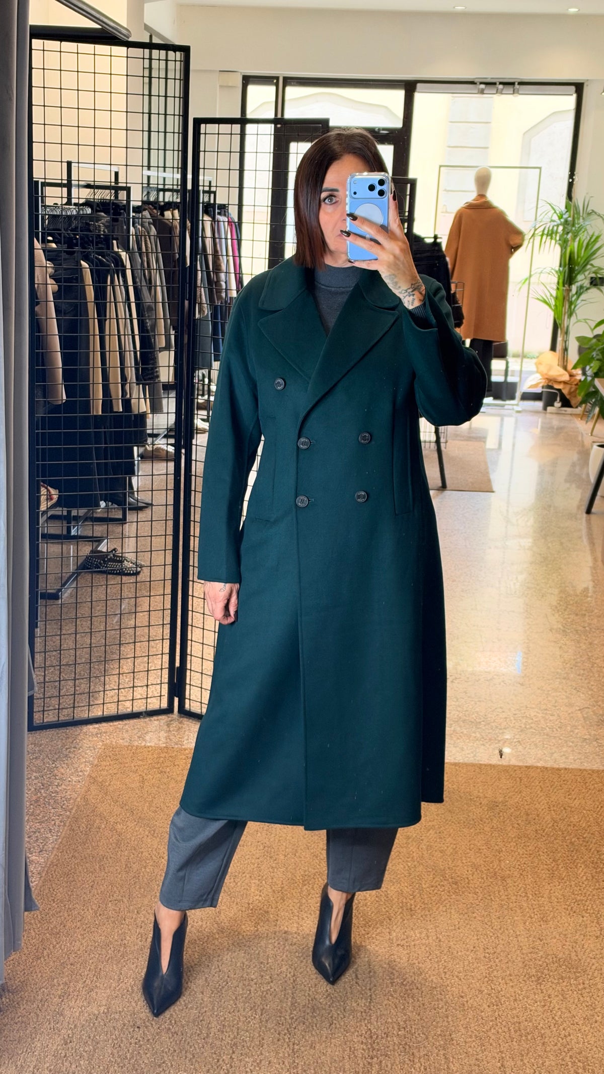 Vicolo Cappotto Lungo Doppiopetto