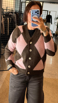 Kikisix Cardigan Rombi