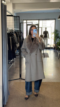 Vicolo Cappotto Collo Pelo