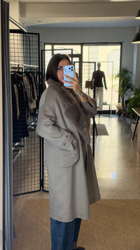 Vicolo Cappotto Collo Pelo