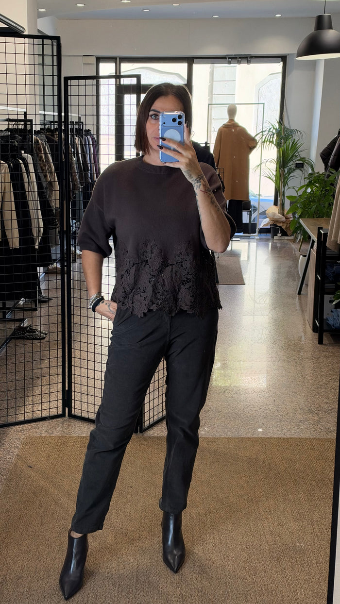 Myastreet Maglia Oversize Pizzo ( 3 colori)
