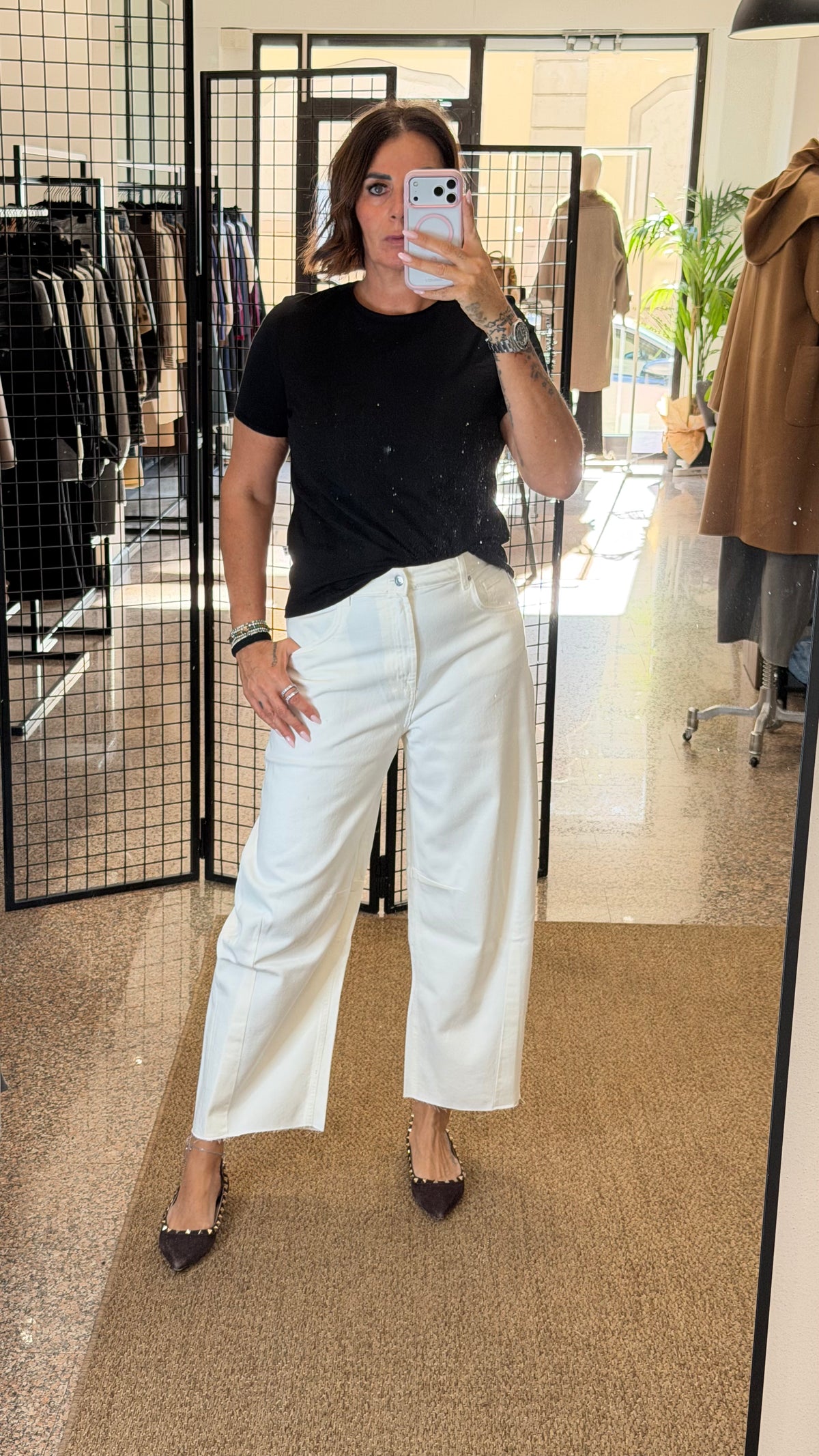 Vicolo Jeans Delia Barrel Bianco