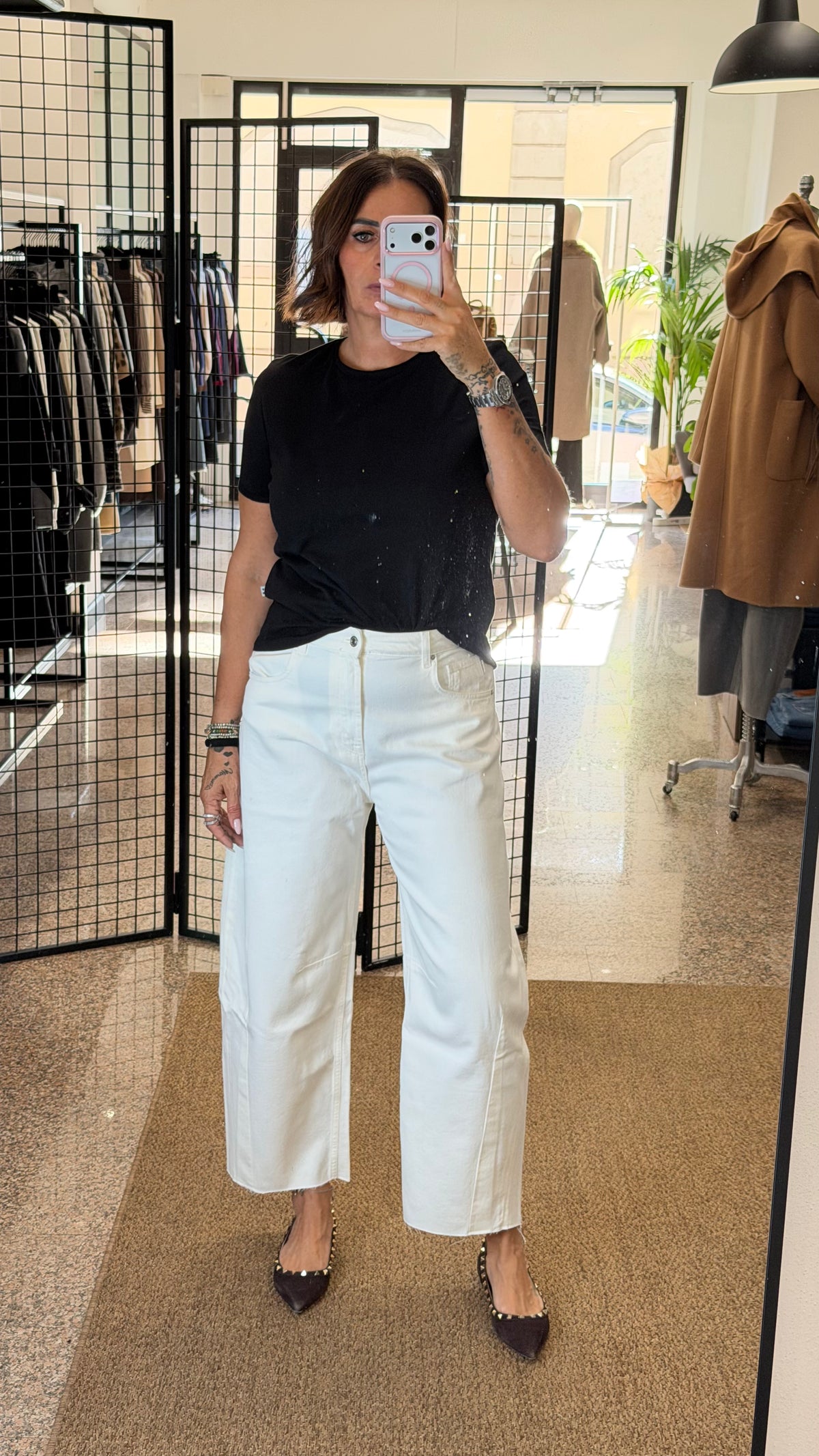 Vicolo Jeans Delia Barrel Bianco