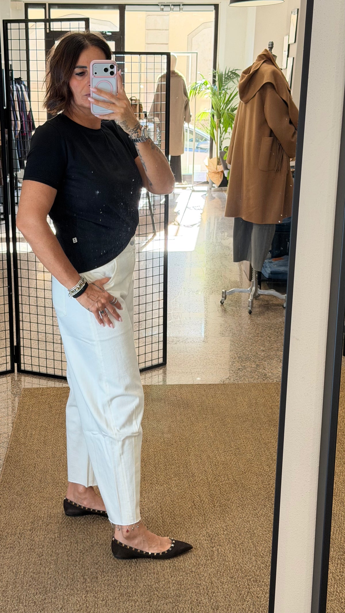 Vicolo Jeans Delia Barrel Bianco