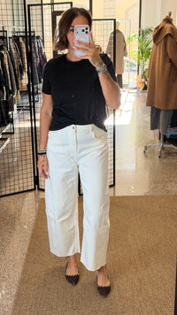 Vicolo Jeans Delia Barrel Bianco