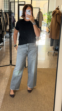Vicolo Jeans Icon Mia Baggy Grigio