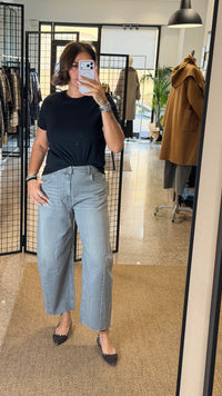 Vicolo Jeans Delia Barrel Grigio