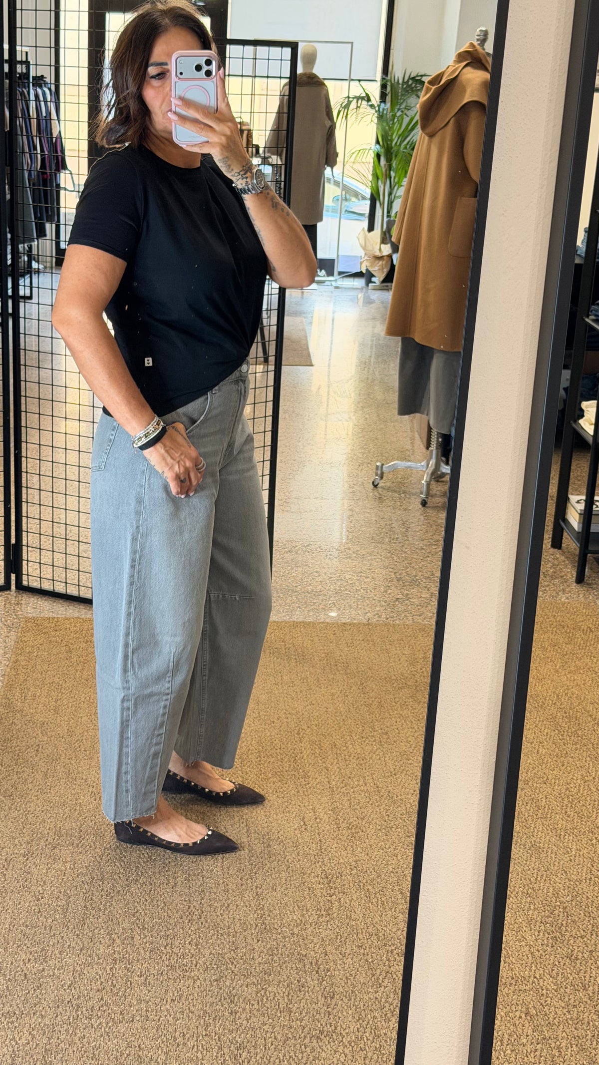 Vicolo Jeans Delia Barrel Grigio