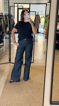 Vicolo Jeans Elena Wide Leg Denim Rinse