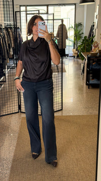 Please Jeans Palazzo Nero